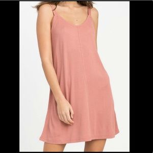 RVCA flowy apricot mini dress Large L